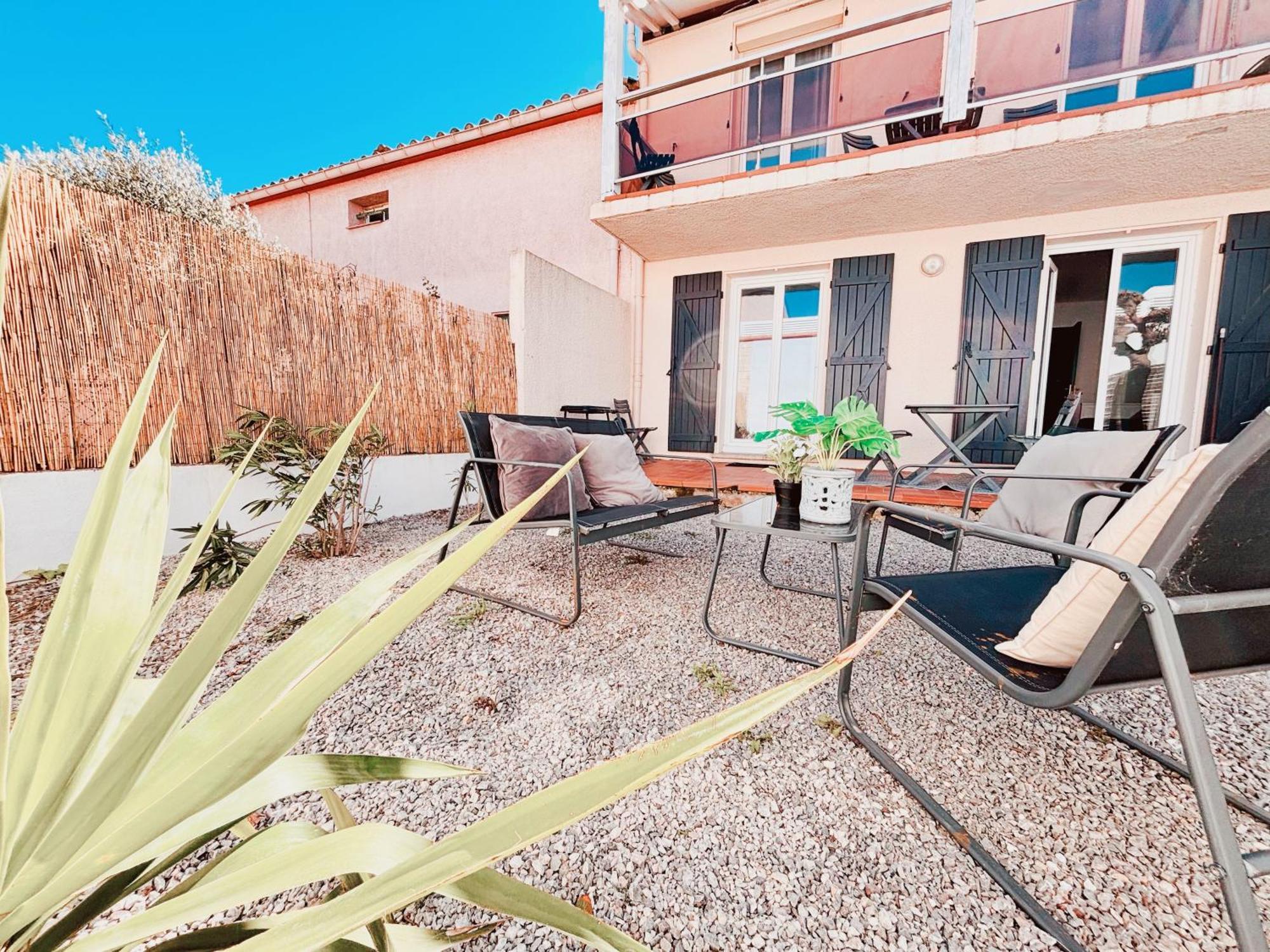 קאנט אן רוסיון Appartement Avec Jardin Privatif A 300M De La Plage *2* מראה חיצוני תמונה