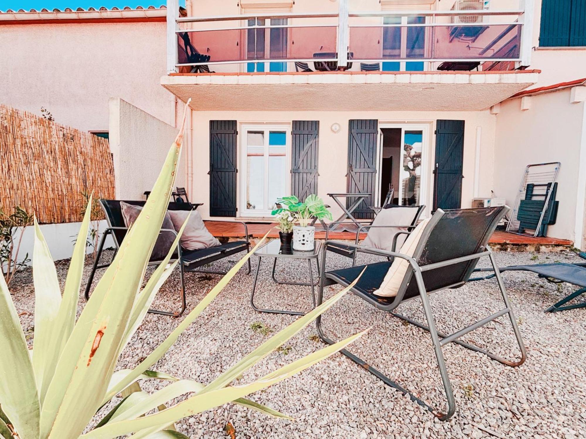 קאנט אן רוסיון Appartement Avec Jardin Privatif A 300M De La Plage *2* מראה חיצוני תמונה
